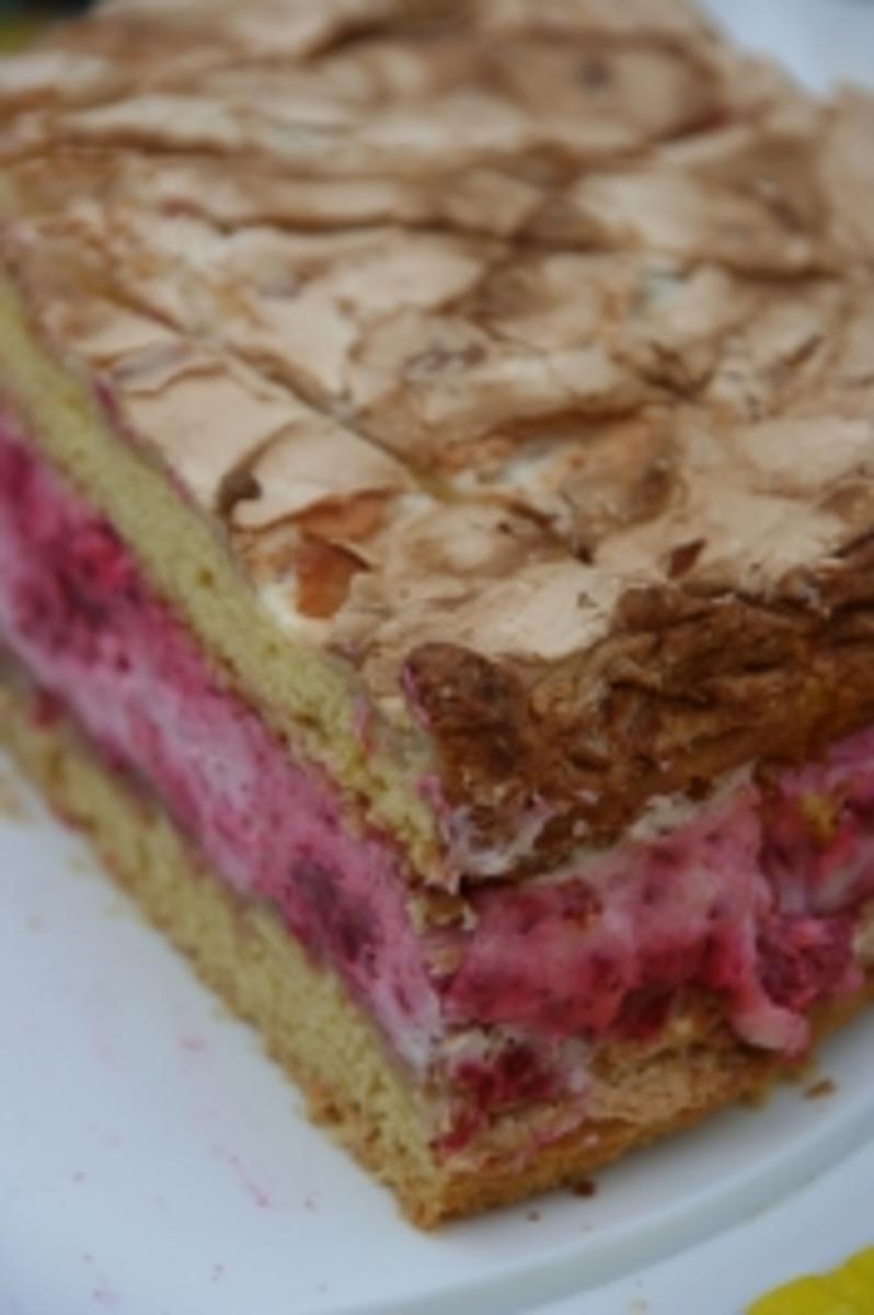 Himbeer-Baiser-Torte - Rezept