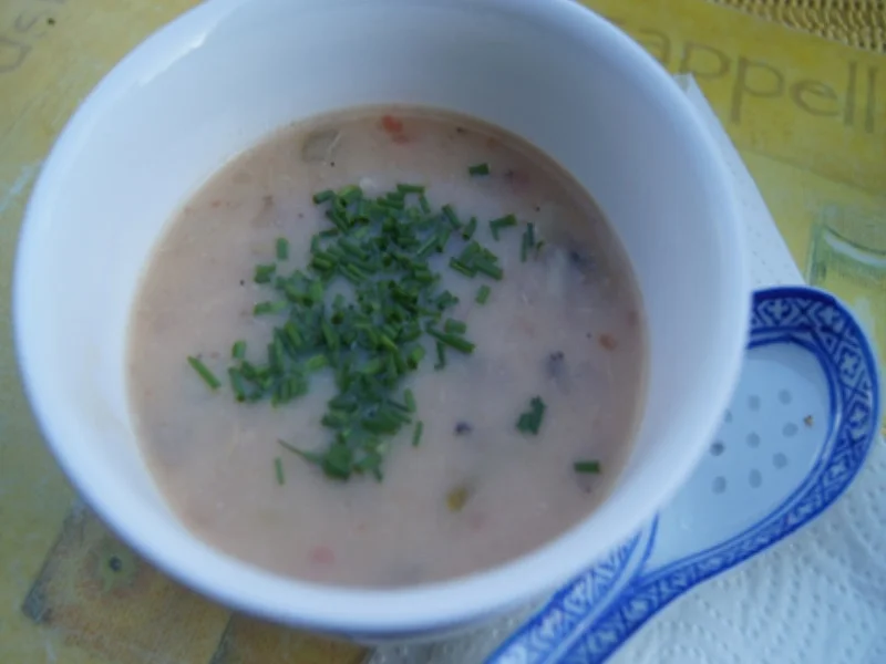 Hühnersuppe mit Kokosmilch und Champignons - Rezept - Bild Nr. 2