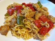 Nudeln Süss-sauer mit Hähnchenfleisch - Rezept - Bild Nr. 2