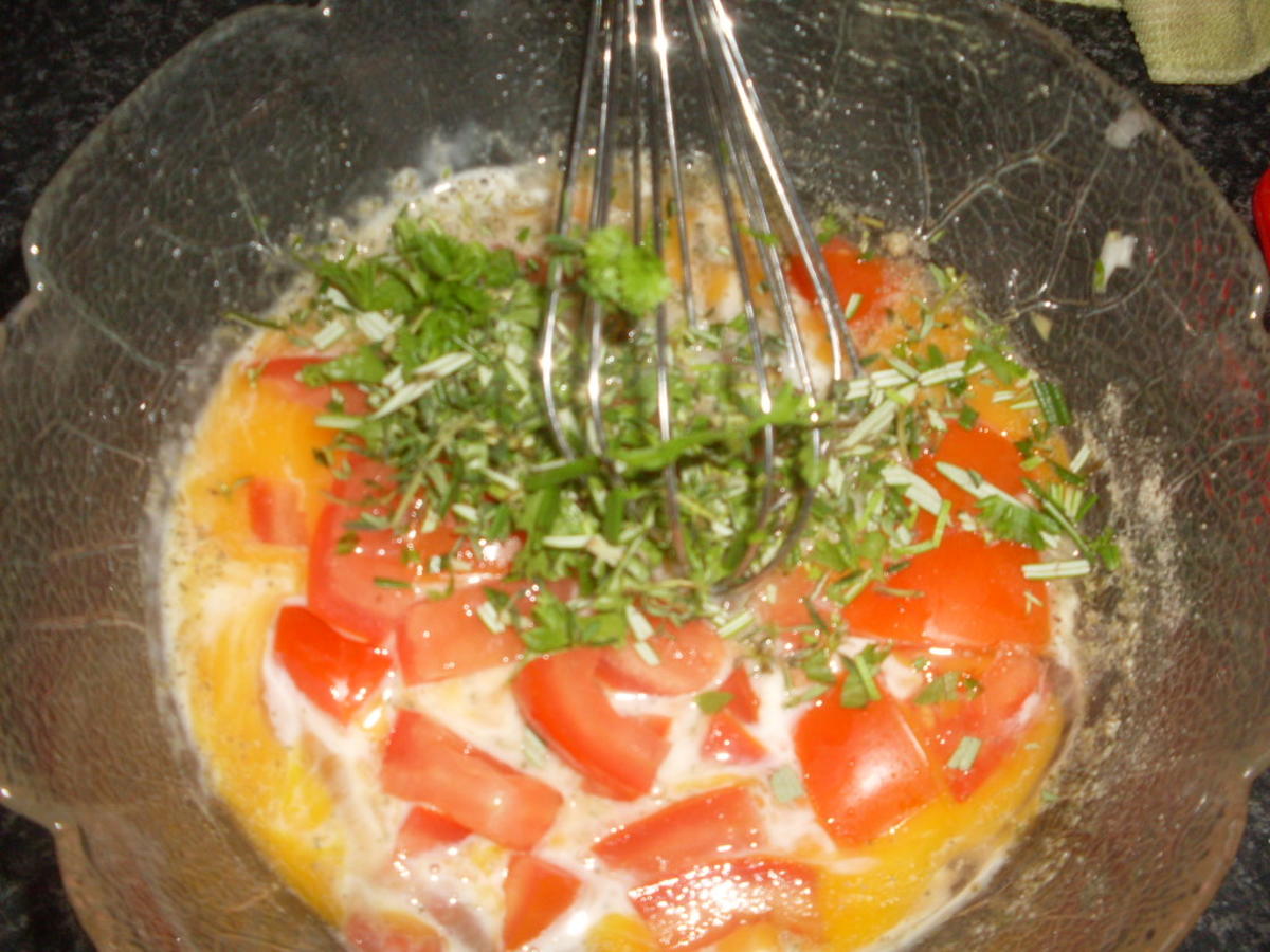 Reisfleisch mit Tomaten-Rührei und Wassermelone ! - Rezept - Bild Nr. 4