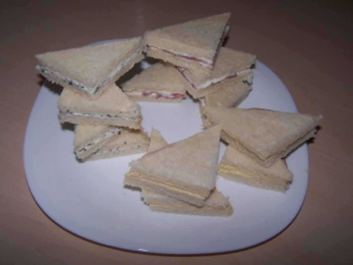 Mini-Sandwiches - Rezept