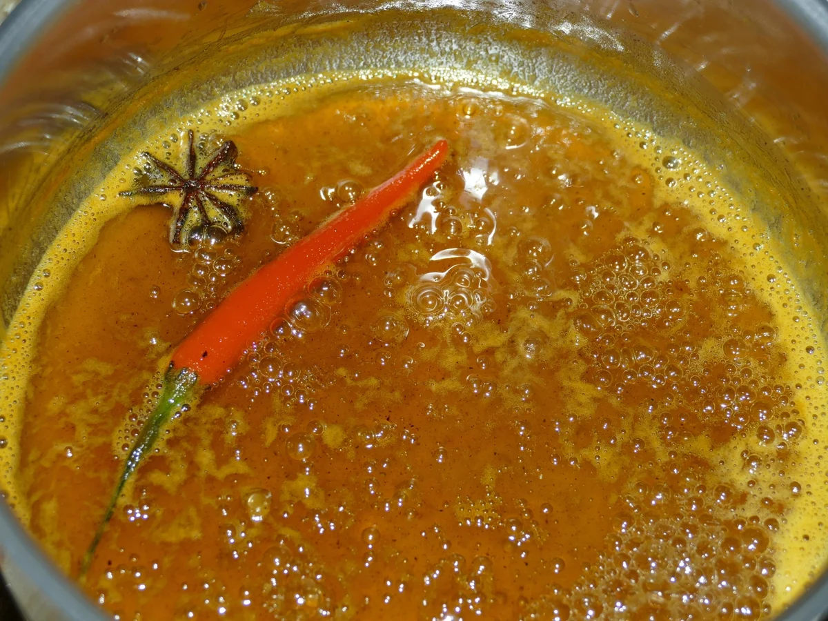 Obstsalat mit Chili-Maracuja-Dressing - Rezept - Bild Nr. 3