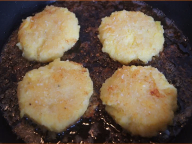 Rinderhackfleisch-Lauch-Pfanne mit Kartoffelstampf-Rösti - Rezept - Bild Nr. 20