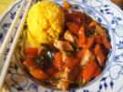 Putenbrustfilet mit Paprika und gelber Basmatireis - Rezept - Bild Nr. 2