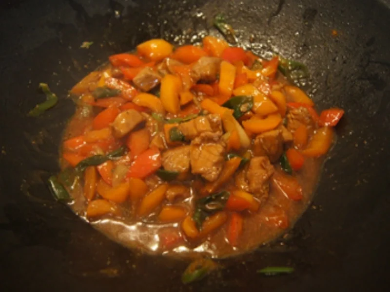 Putenbrustfilet mit Paprika und gelber Basmatireis - Rezept - Bild Nr. 22