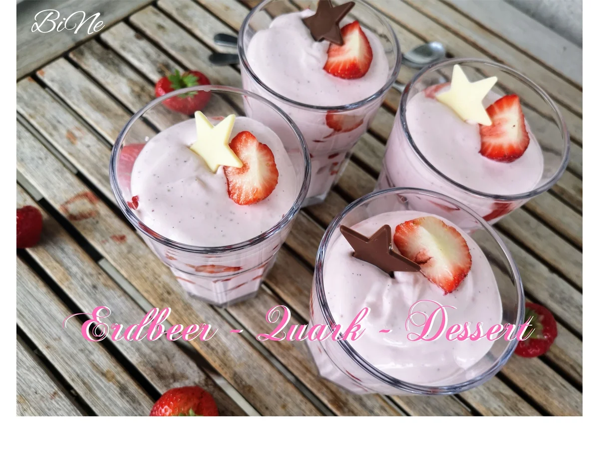 Rezept: BiNe` S ERDBEER - QUARK - DESSERT Bild Nr. 6 BiNe` S ERDBEER - QUARK - DESSERT - Rezept - Bild Nr. 6