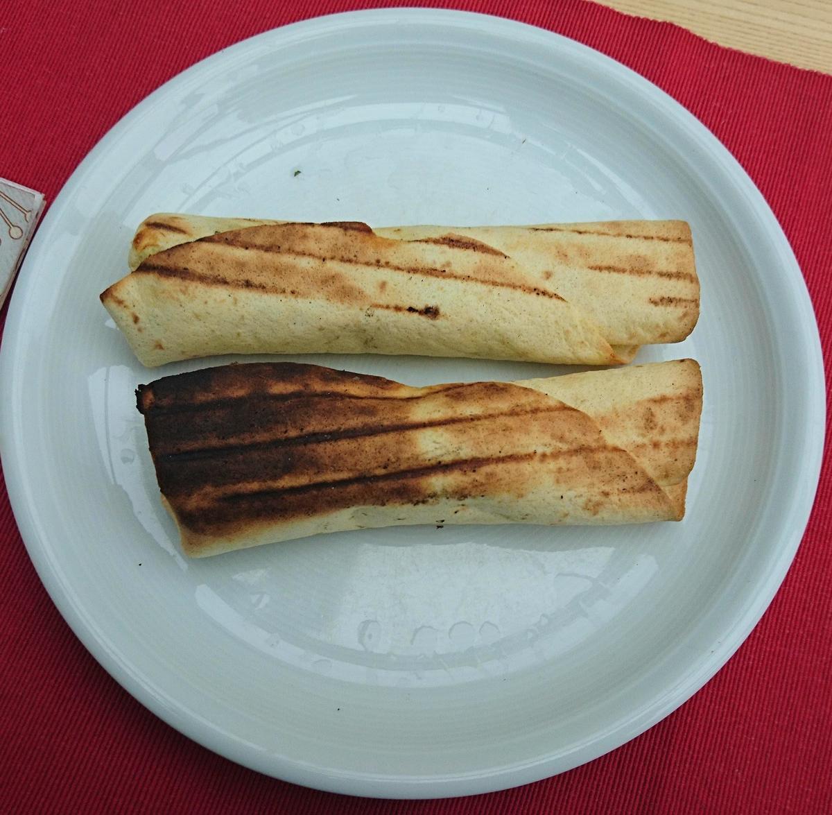 Quesadillas mit Grünkohl-Ziegenfrischkäsefüllung BBQ - Rezept - Bild Nr. 2