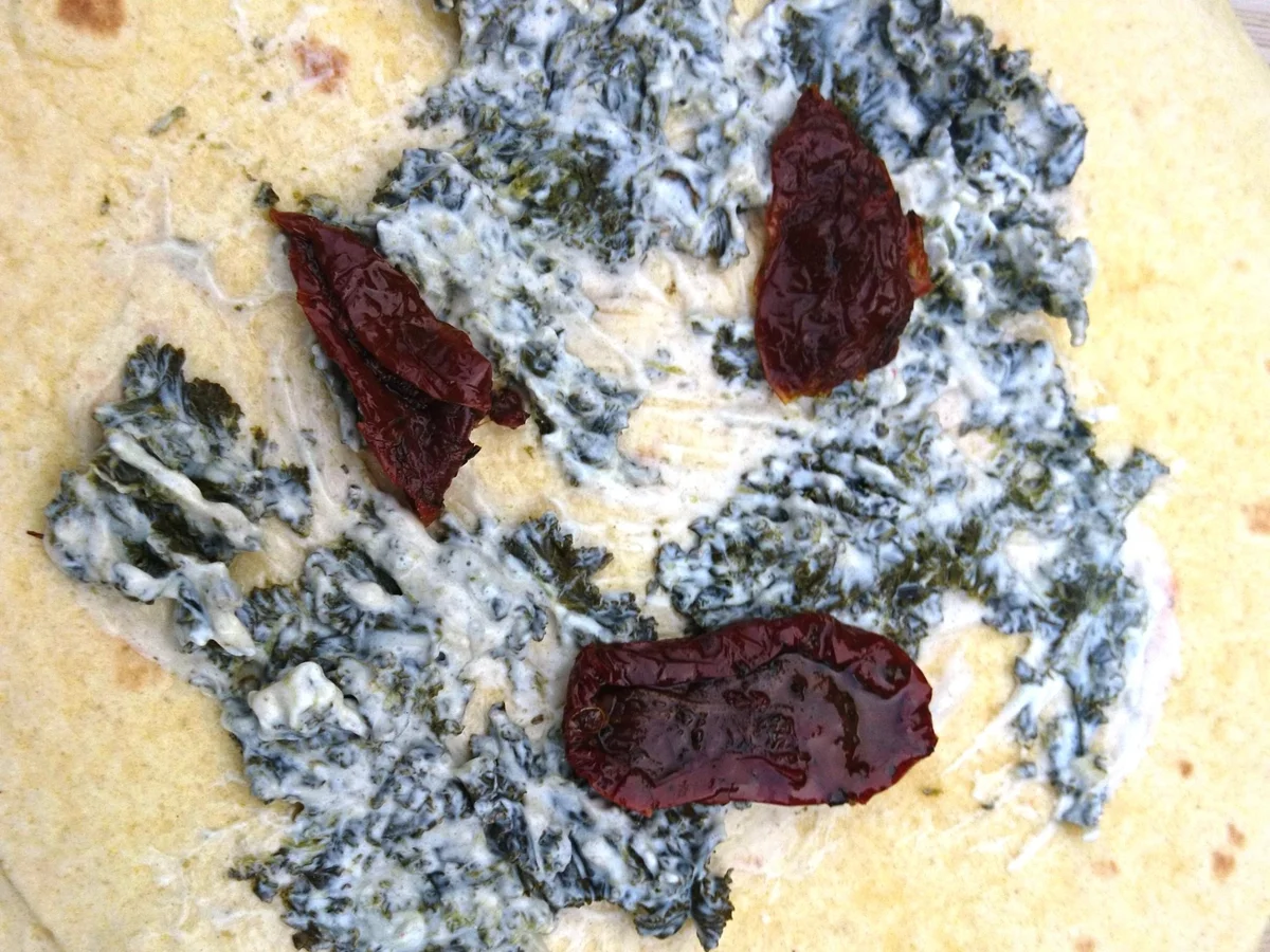 Quesadillas mit Grünkohl-Ziegenfrischkäsefüllung BBQ - Rezept - Bild Nr. 3