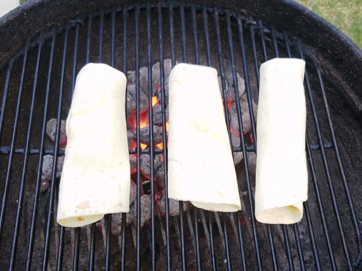 Quesadillas mit Grünkohl-Ziegenfrischkäsefüllung BBQ - Rezept - Bild Nr. 4