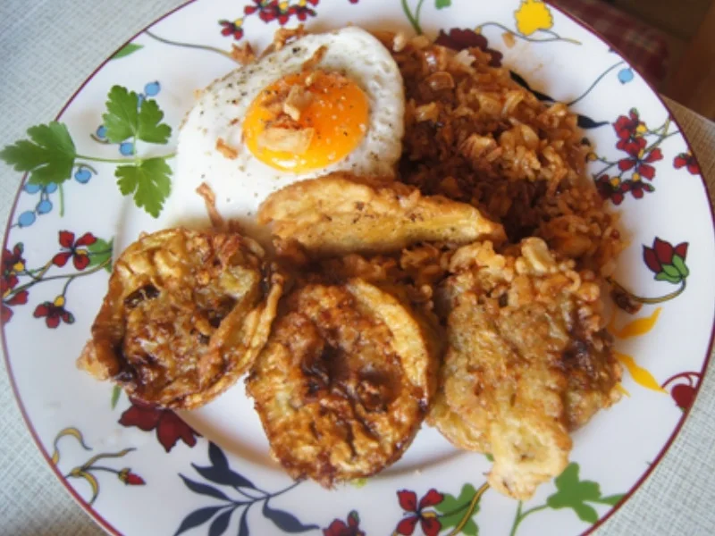 Knusprige Auberginen mit Nasi goreng - Rezept - Bild Nr. 2