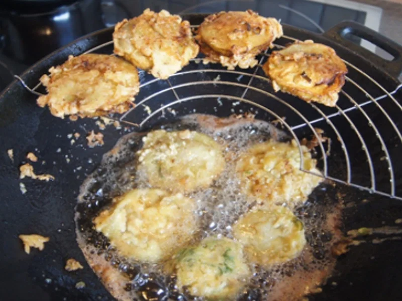 Knusprige Auberginen mit Nasi goreng - Rezept - Bild Nr. 10811