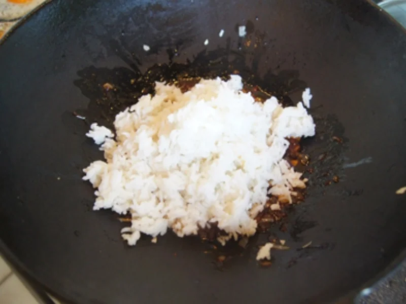 Knusprige Auberginen mit Nasi goreng - Rezept - Bild Nr. 10811