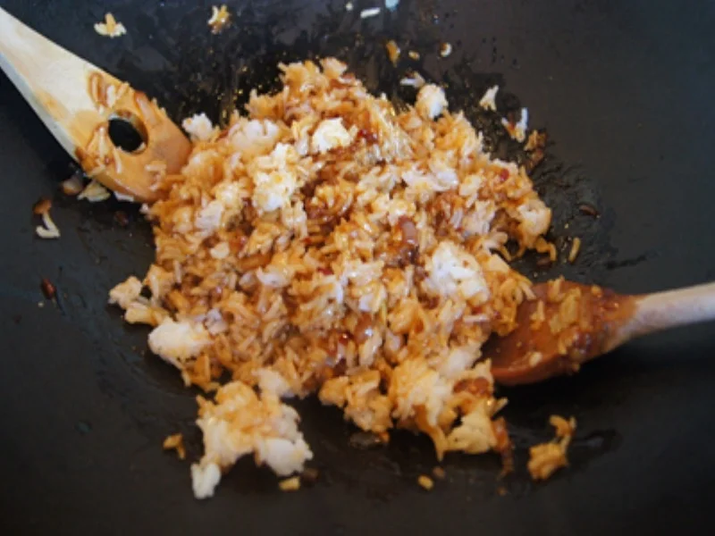 Knusprige Auberginen mit Nasi goreng - Rezept - Bild Nr. 10811