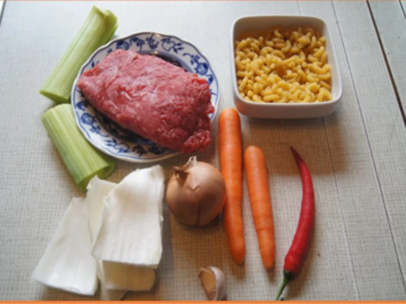 Rezept: Pasta mit Hörnchen Nudeln Bild Nr. 3 Pasta mit Hörnchen Nudeln - Rezept - Bild Nr. 3