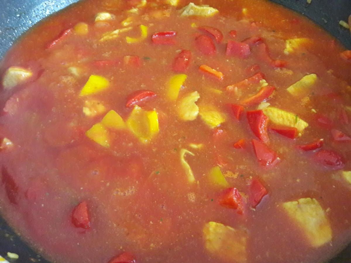 Putengulasch mit Mais und Paprika - Rezept mit Bild - kochbar.de