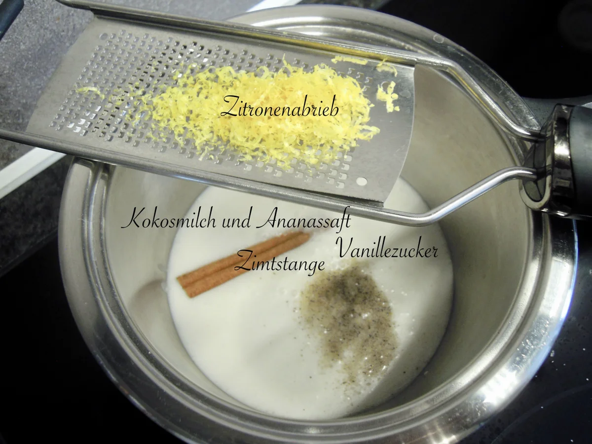 Rezept: Kokos Ananas Milchreis Bild Nr. 3 Kokos Ananas Milchreis - Rezept - Bild Nr. 3