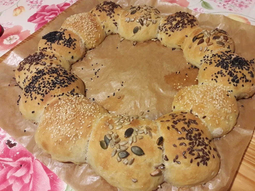 Ciabatta-Brötchen-Kranz - Rezept - Bild Nr. 14