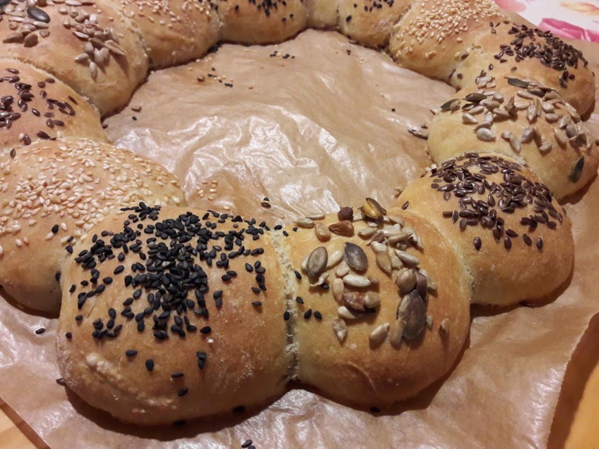 Ciabatta-Brötchen-Kranz - Rezept - Bild Nr. 15