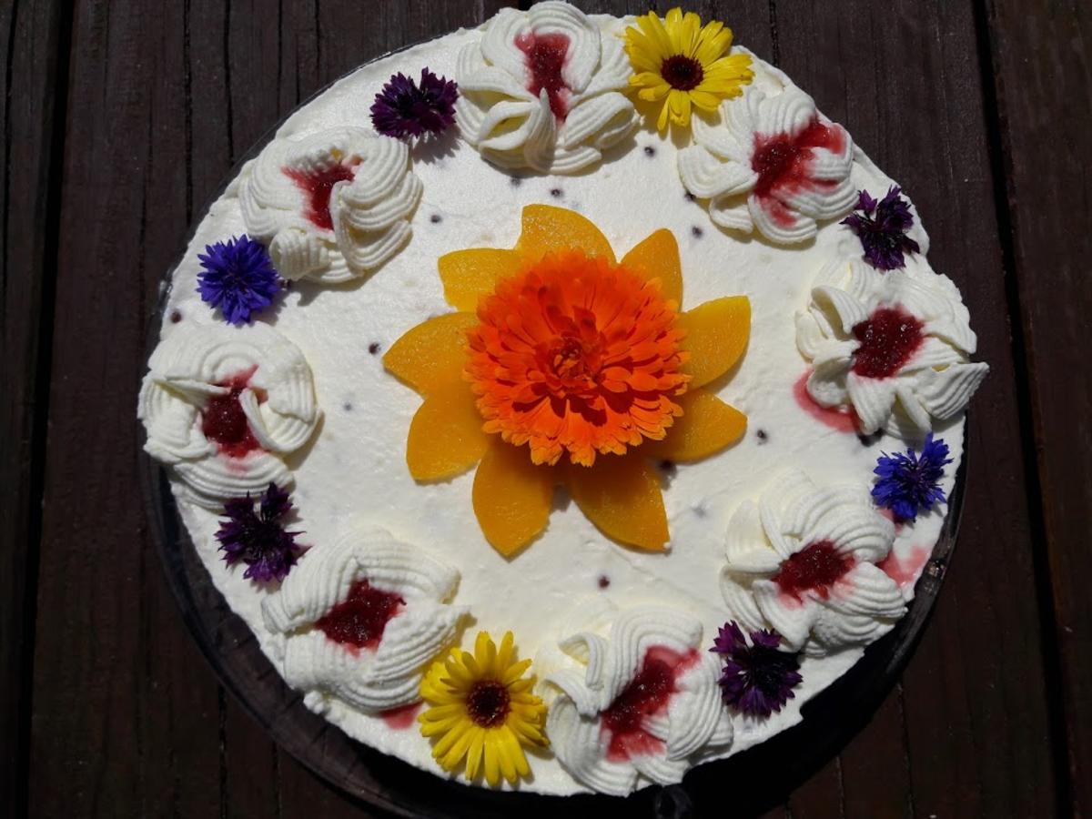 Pfirsich-Quark-Torte - Rezept mit Bild - kochbar.de