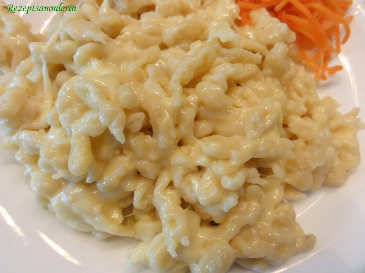 Rezept: Pasta: KÄSE ~ KNÖPFLE und Salat Bild Nr. 3 Pasta: KÄSE ~ KNÖPFLE und Salat - Rezept - Bild Nr. 3