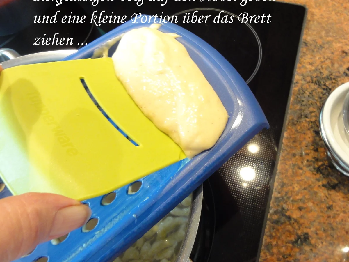 Rezept: Pasta: KÄSE ~ KNÖPFLE und Salat Bild Nr. 5 Pasta: KÄSE ~ KNÖPFLE und Salat - Rezept - Bild Nr. 5