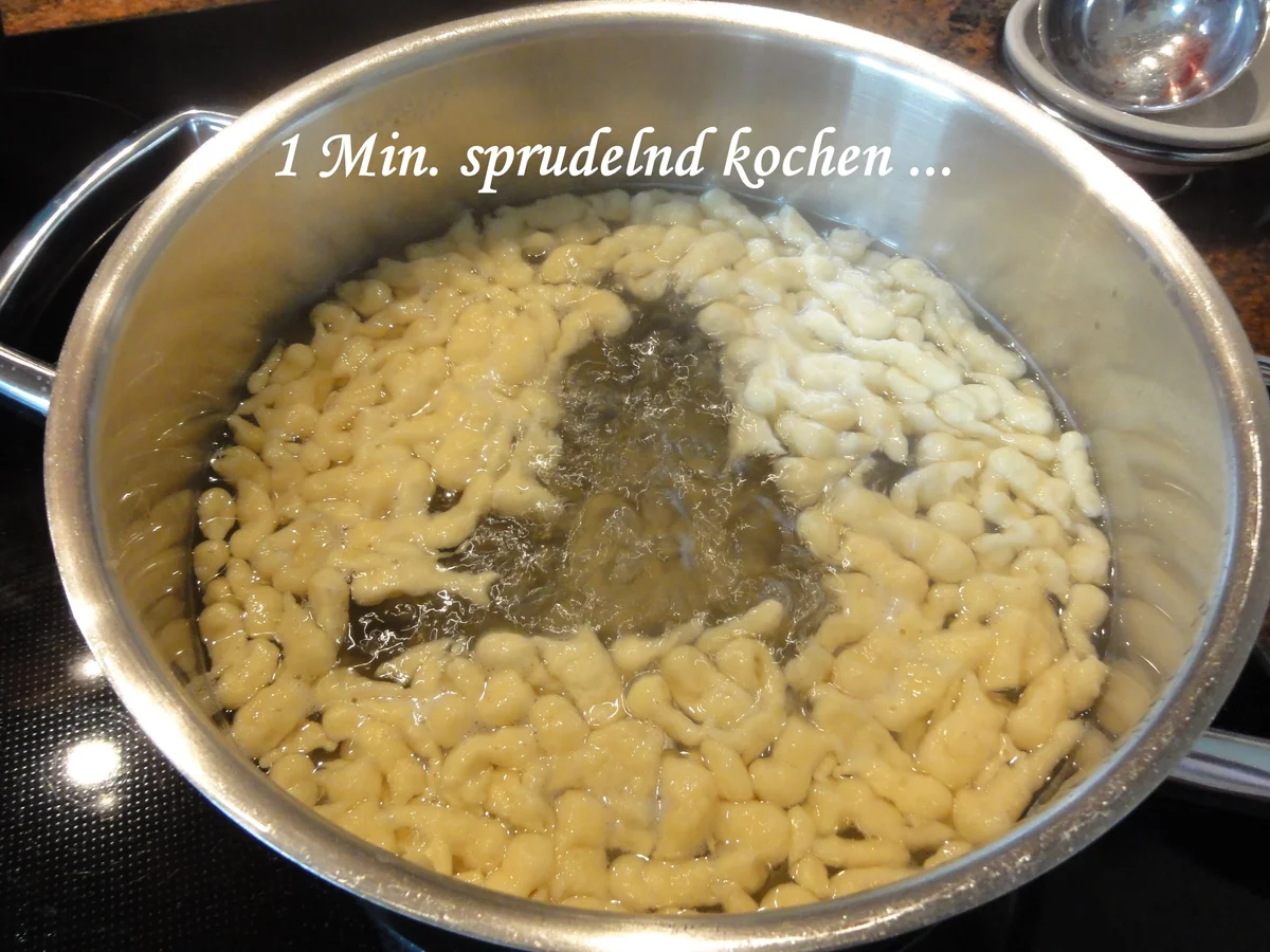 Rezept: Pasta: KÄSE ~ KNÖPFLE und Salat Bild Nr. 6 Pasta: KÄSE ~ KNÖPFLE und Salat - Rezept - Bild Nr. 6