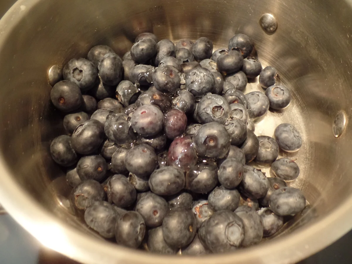 Bayrische Creme mit Heidelbeerkompott - Rezept - Bild Nr. 10881