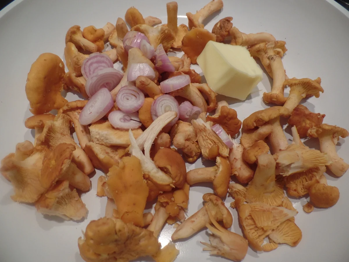 Spaghetti mit Pfifferling-Sahnesauce - Rezept - Bild Nr. 3
