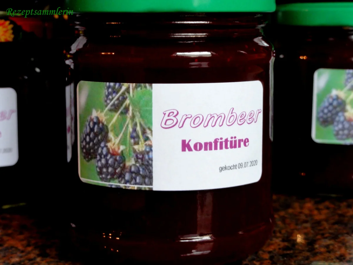 M&G:   BROMBEER KONFITÜRE - Rezept - Bild Nr. 2