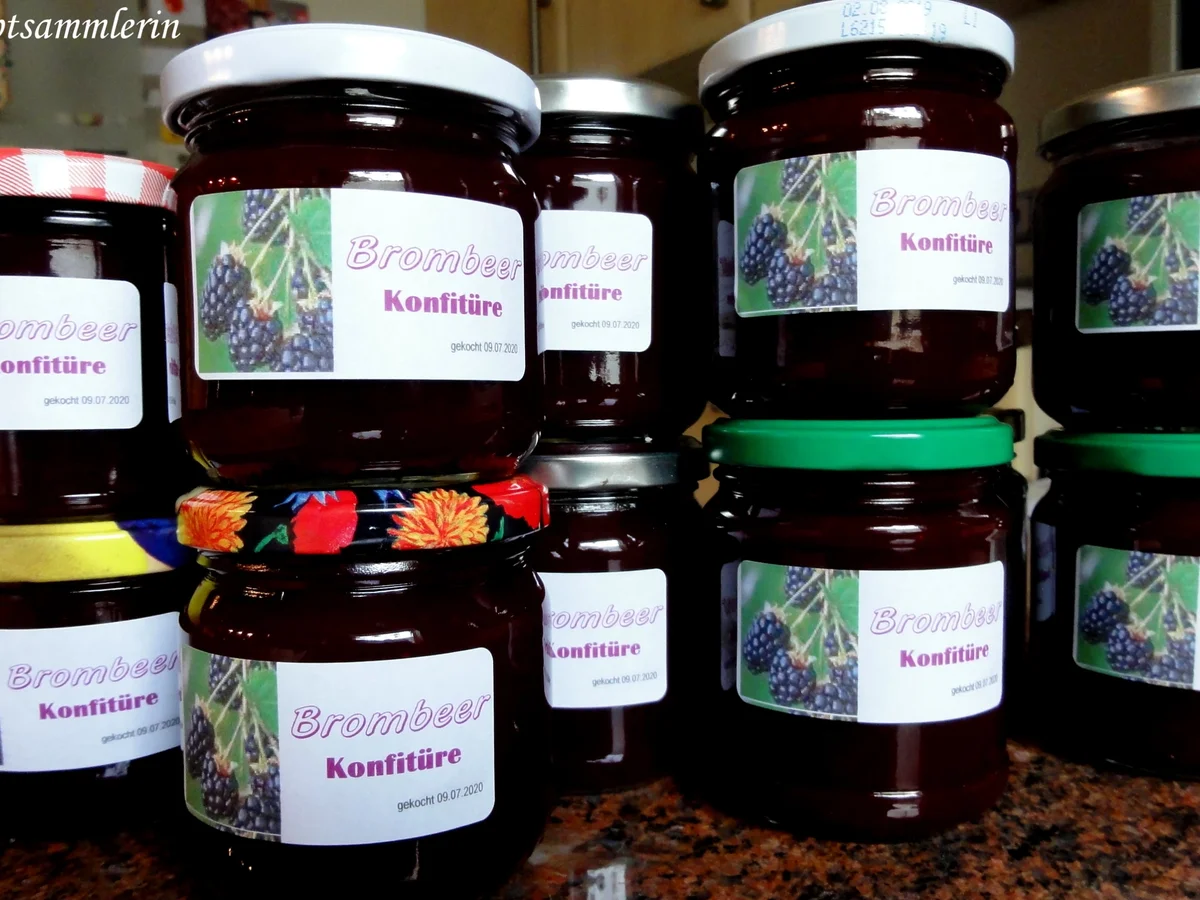 M&G:   BROMBEER KONFITÜRE - Rezept - Bild Nr. 3