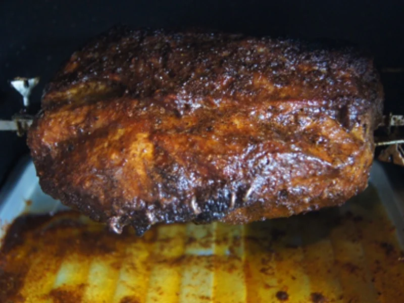 Rezept: Gegrillter Schweinenacken mit Sauce, Schinken-Buschbohnen und Drillingen Bild Nr. 10 Gegrillter Schweinenacken mit Sauce, Schinken-Buschbohnen und Drillingen - Rezept - Bild Nr. 10