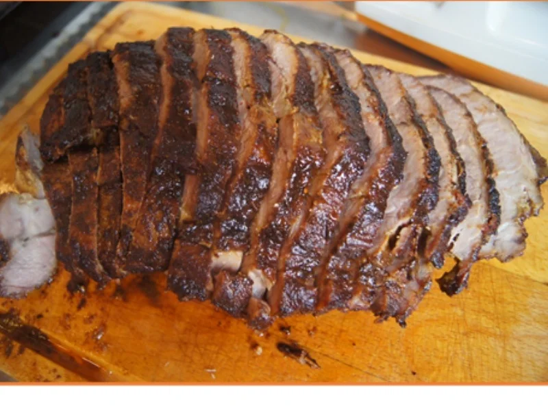 Rezept: Gegrillter Schweinenacken mit Sauce, Schinken-Buschbohnen und Drillingen Bild Nr. 17 Gegrillter Schweinenacken mit Sauce, Schinken-Buschbohnen und Drillingen - Rezept - Bild Nr. 17