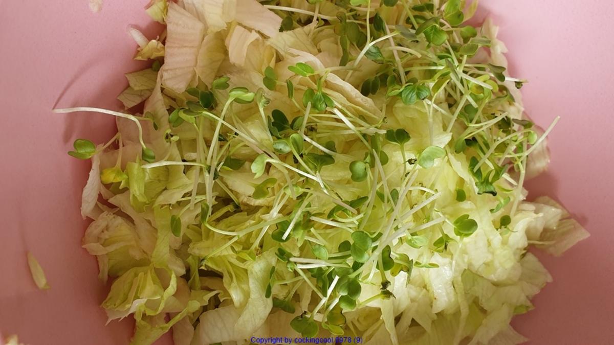 Jacobsmuschel - Riesengarnele- Wildlachs- Salat- und "Beurre de Corail" - Rezept - Bild Nr. 11