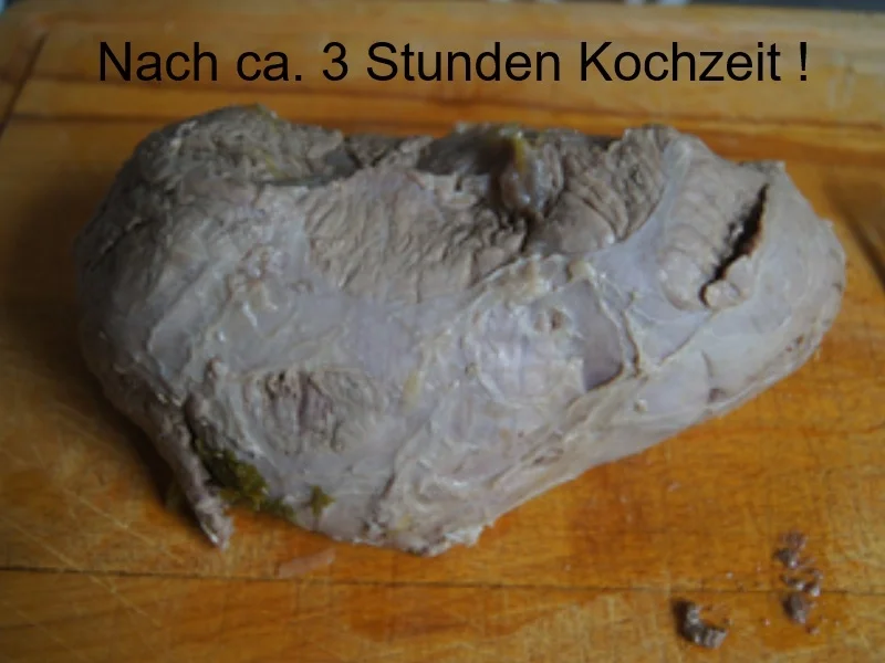 Rezept: Tafelspitz mit Meerrettichsauce, Honig-Karotten und Drillingen Bild Nr. 5 Tafelspitz mit Meerrettichsauce, Honig-Karotten und Drillingen - Rezept - Bild Nr. 5