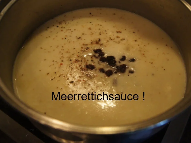 Rezept: Tafelspitz mit Meerrettichsauce, Honig-Karotten und Drillingen Bild Nr. 7 Tafelspitz mit Meerrettichsauce, Honig-Karotten und Drillingen - Rezept - Bild Nr. 7