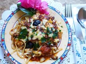 Italienischer Nudelauflauf mit Auberginen und Tomaten - Rezept - Bild Nr. 2