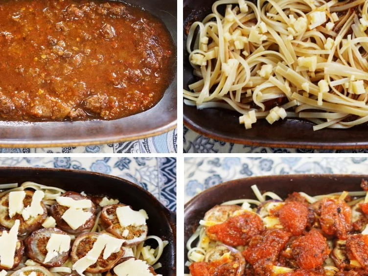 Italienischer Nudelauflauf mit Auberginen und Tomaten - Rezept - Bild Nr. 10
