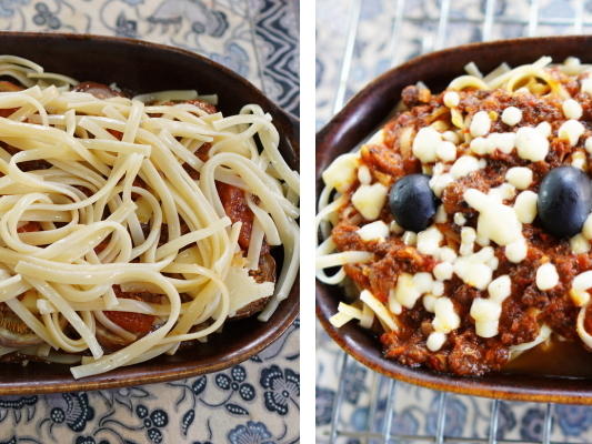 Italienischer Nudelauflauf mit Auberginen und Tomaten - Rezept - kochbar.de