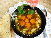 Gemüsesuppe mit grünem Spargel - Rezept - Bild Nr. 2