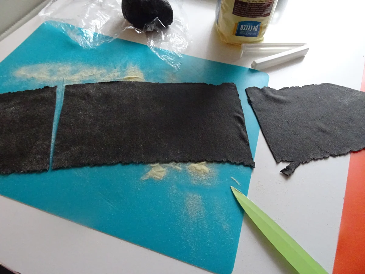 Sepia-Tagliatelle mit Tomaten-Ragout und Großgarnelen - Rezept - Bild Nr. 10906