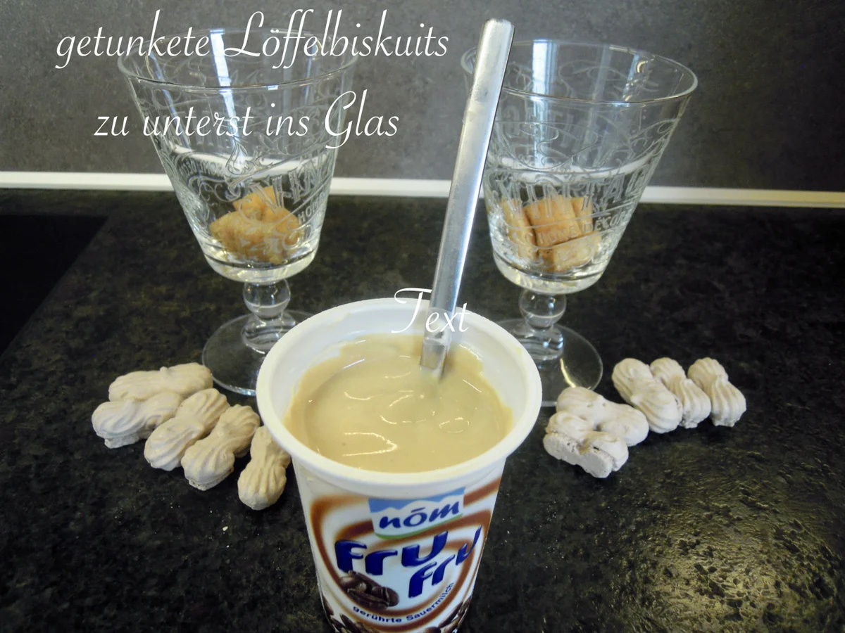 Rezept: Kaffee Dessert Creme mit Baiserstückchen Bild Nr. 4 Kaffee Dessert Creme mit Baiserstückchen - Rezept - Bild Nr. 4