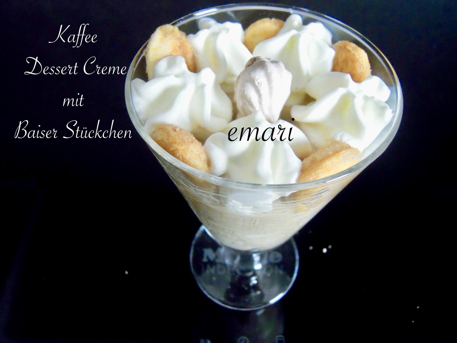 Kaffee Dessert Creme mit Baiserstückchen - Rezept - kochbar.de Kaffee Dessert Creme mit Baiserstückchen - Rezept - kochbar.de
