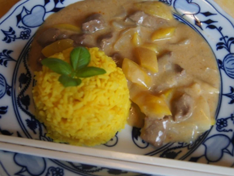 Rezept: Hüftsteak mit Zitronengras und gelber Basmatireis Bild Nr. 2 Hüftsteak mit Zitronengras und gelber Basmatireis - Rezept - Bild Nr. 2