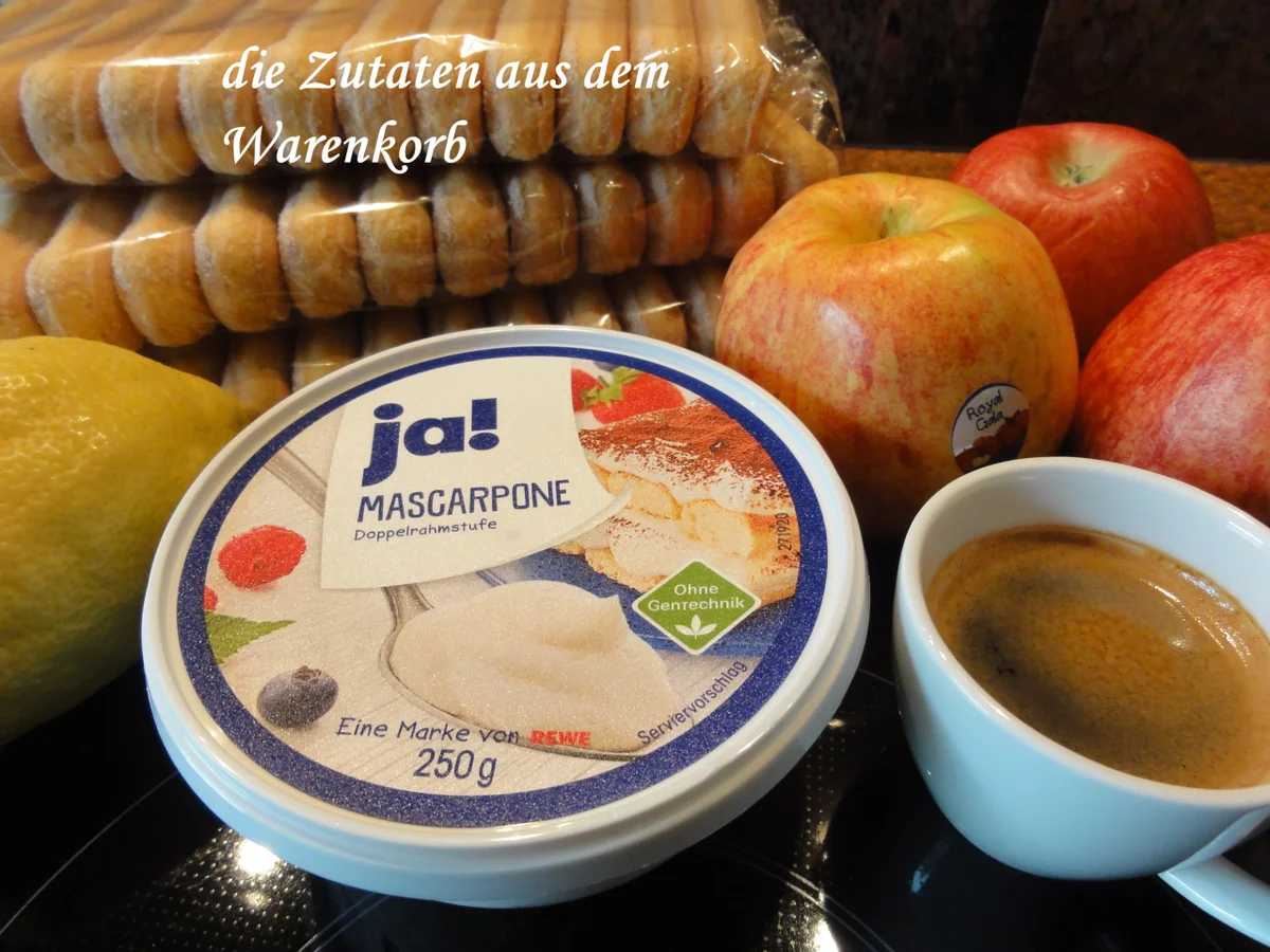 Rezept: Dessert: APFEL ~ ESPRESSO ~ TIRAMISU Bild Nr. 5 Dessert: APFEL ~ ESPRESSO ~ TIRAMISU - Rezept - Bild Nr. 5