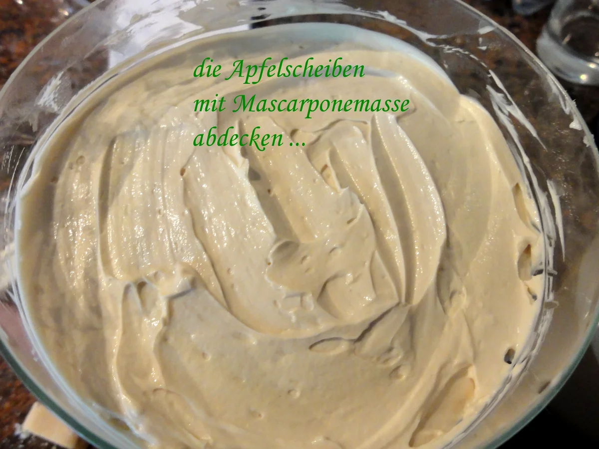 Rezept: Dessert: APFEL ~ ESPRESSO ~ TIRAMISU Bild Nr. 10915 Dessert: APFEL ~ ESPRESSO ~ TIRAMISU - Rezept - Bild Nr. 10915