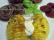 Schwedische Kartoffeln und gebackene Zwiebelringe - Rezept - Bild Nr. 2