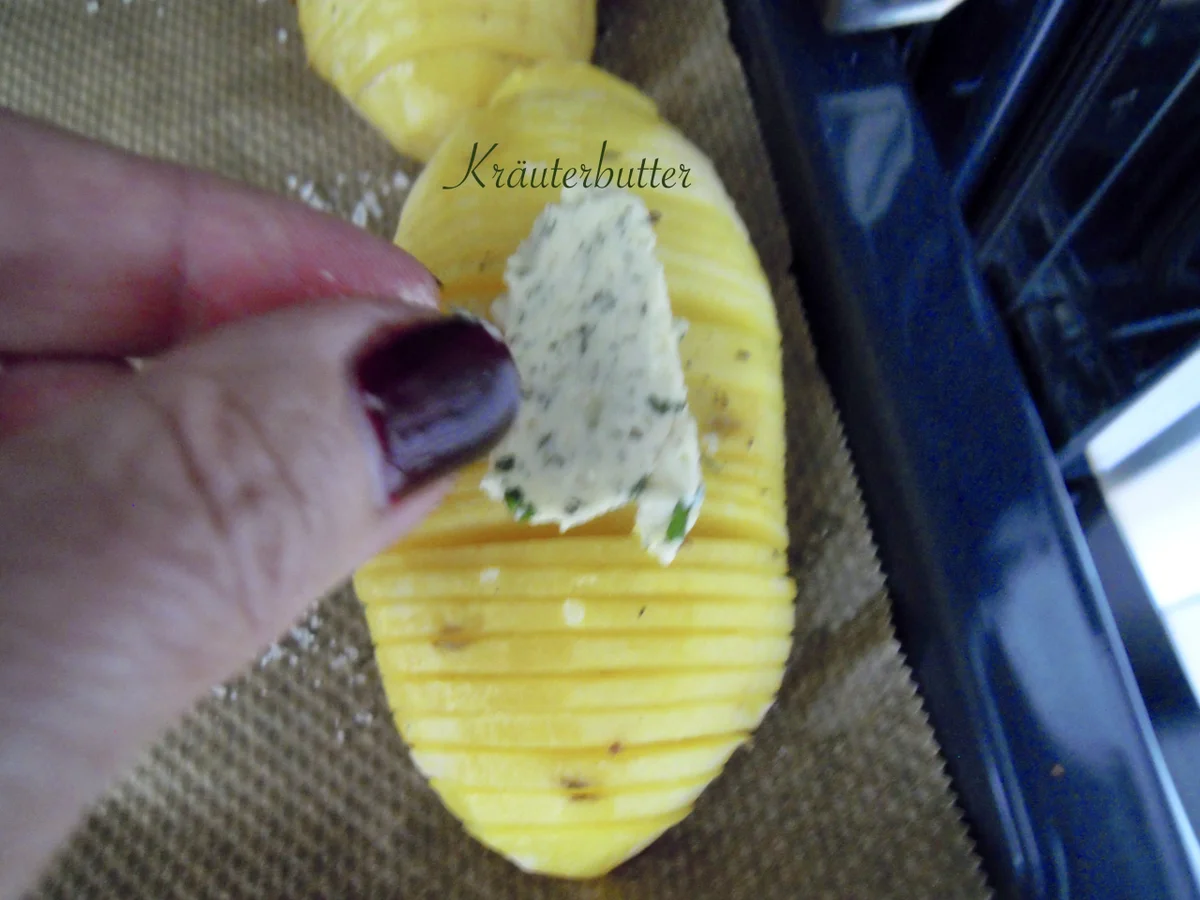 Rezept: Schwedische Kartoffeln und gebackene Zwiebelringe Bild Nr. 9 Schwedische Kartoffeln und gebackene Zwiebelringe - Rezept - Bild Nr. 9