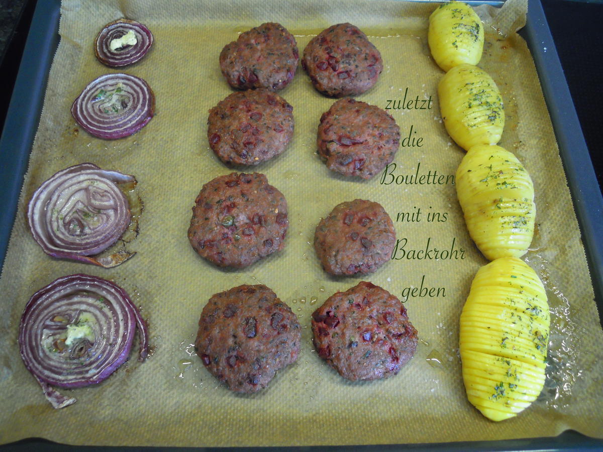 Schwedische Kartoffeln und gebackene Zwiebelringe - Rezept - Bild Nr. 10