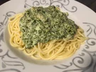 Spaghetti mit Krabben-Spinatsoße - Rezept - Bild Nr. 2