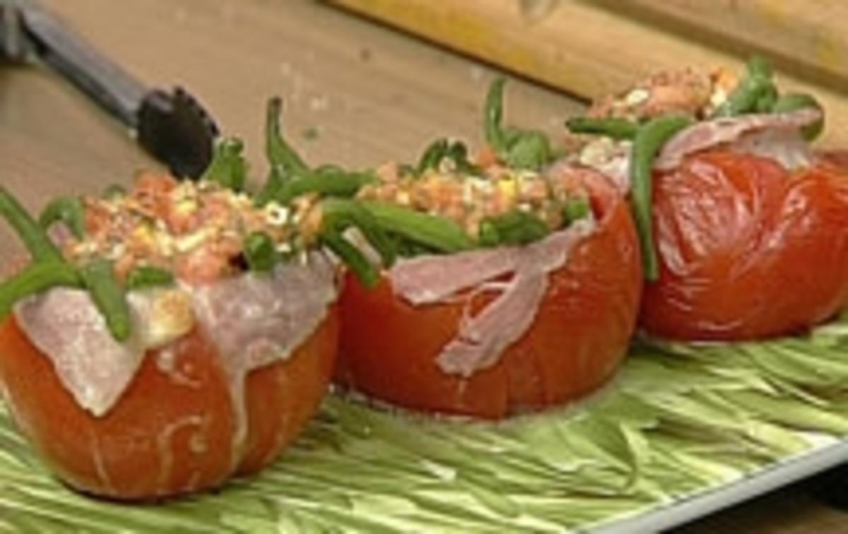 Bohnen-Tomaten - Rezept